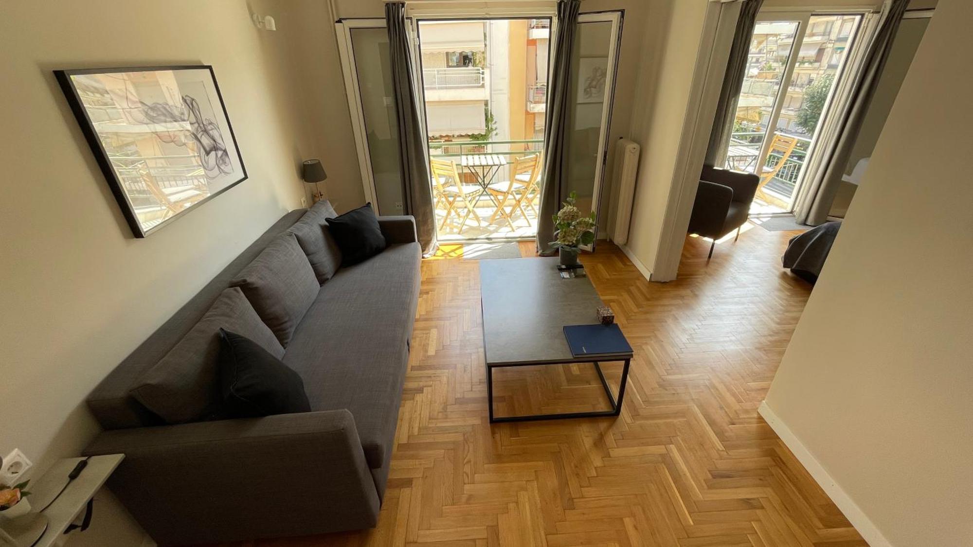 4 Newly Renovated Charming Apartments Steps From Panormou Metro Station Atene Camera foto