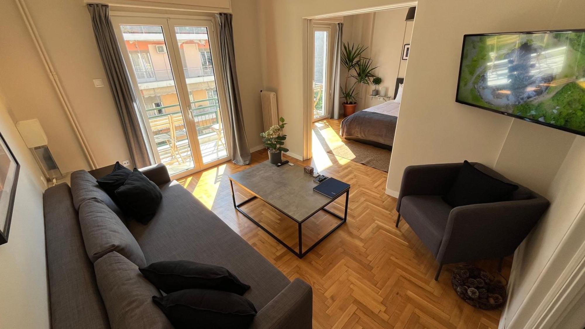 4 Newly Renovated Charming Apartments Steps From Panormou Metro Station Atene Esterno foto