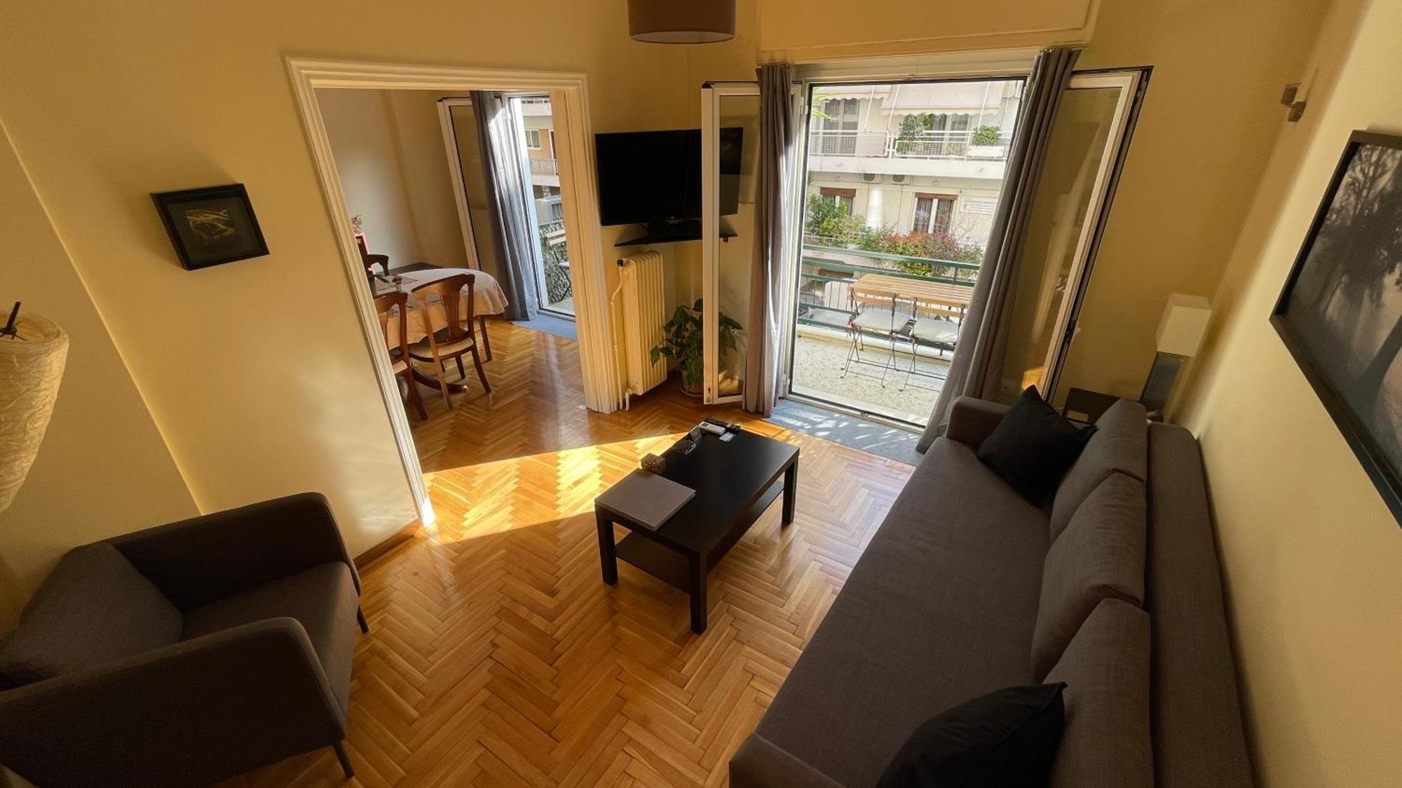 4 Newly Renovated Charming Apartments Steps From Panormou Metro Station Atene Camera foto