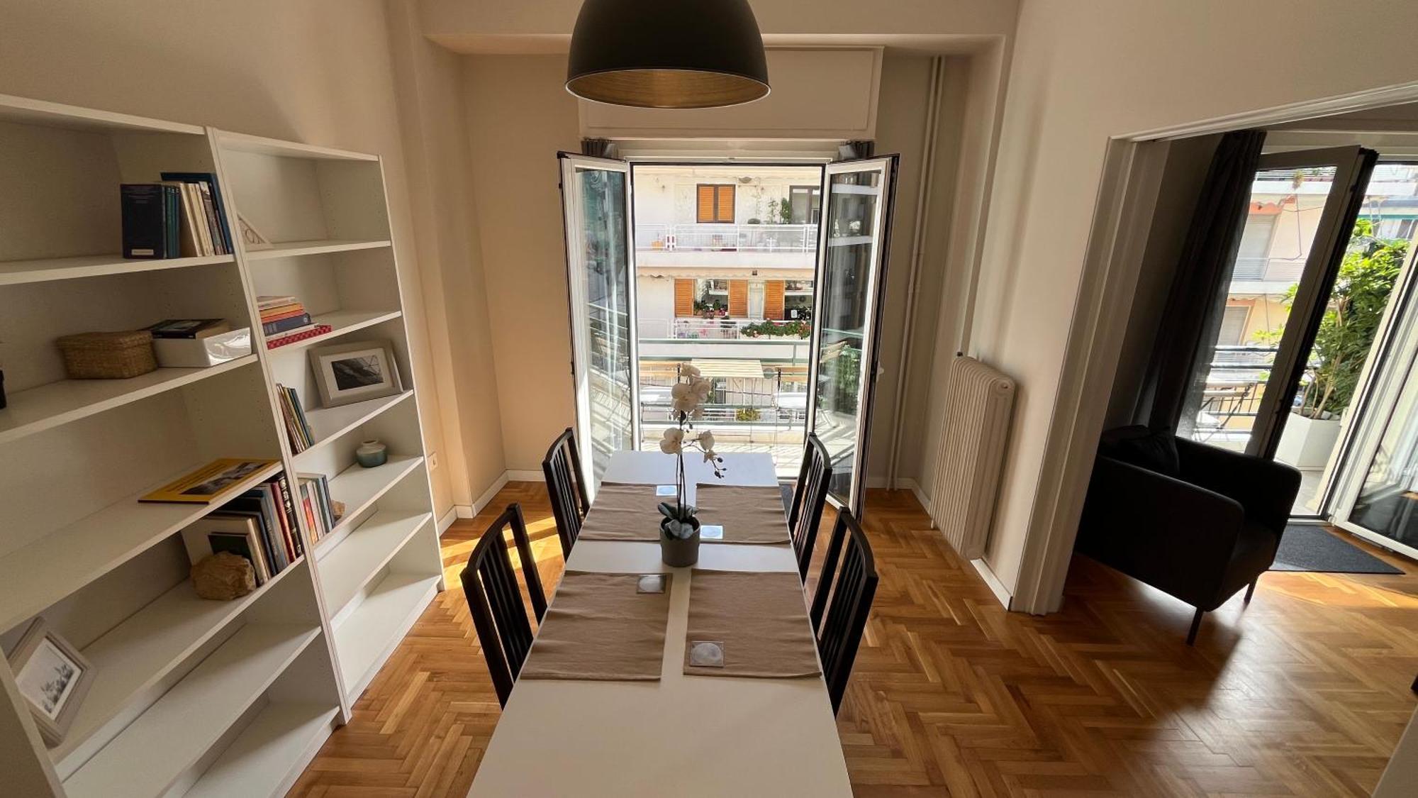 4 Newly Renovated Charming Apartments Steps From Panormou Metro Station Atene Camera foto